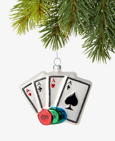 Holiday Lane Eclectic Charms Cards Ornament, Macy's Exclusive