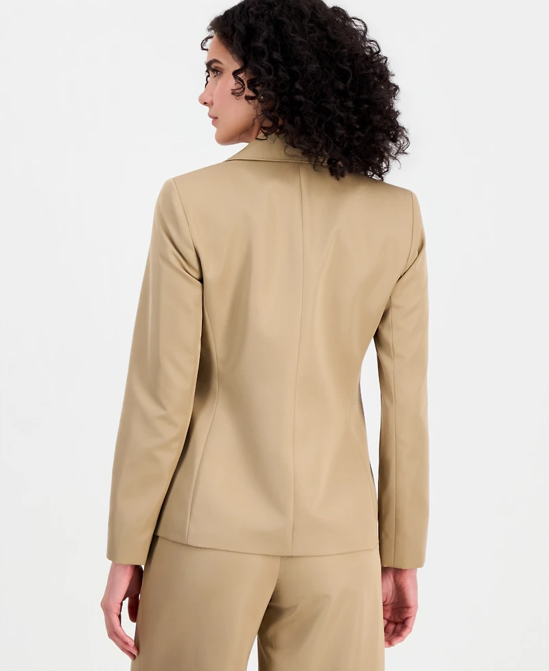 Tahari Asl Women's One-Button Peak-Lapel Blazer