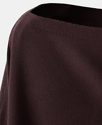 Mango Women's Asymmetrical Knitted Cape