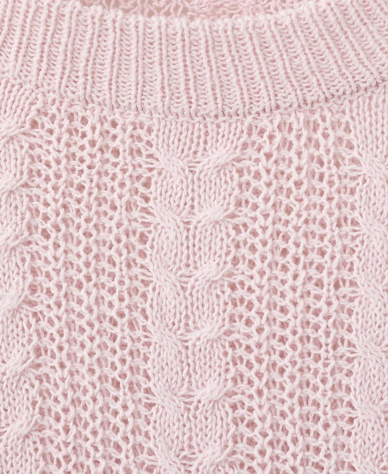 Mango Women's Lace Pattern Knit Sweater
