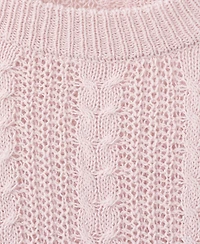 Mango Women's Lace Pattern Knit Sweater
