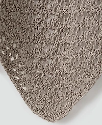 Mango Women's Open-Worked Knit Shawl