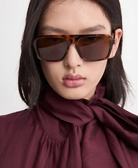 Mango Women's Scarf Collar Long-Sleeve Blouse