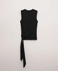 Mango Women's Knot Detail Cotton Top