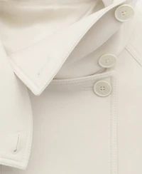 Mango Women's Pockets Funnel Neck Parka