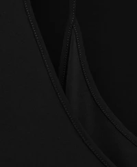 Mango Women's Combined Fine-Knit Collar Dress