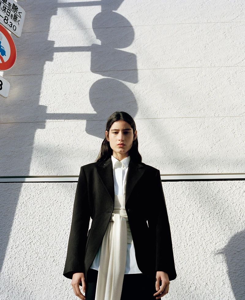 Mango Women's Fitted Lyocell Jacket