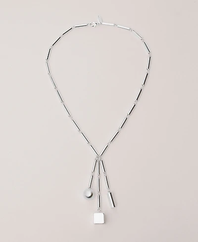 Mango Women's Metal Pieces Pendant Necklace