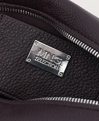 Mango Women's Oval Leather Shoulder Bag
