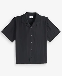 Mode of One Men's Short-Sleeve Relaxed-Fit Crinkled Shirt, Macy's Exclusive