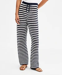 Tommy Hilfiger Women's Crochet Knitted Pants