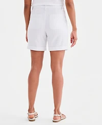 Style & Co Women's Cuffed Utility Shorts, Macy's Exclusive