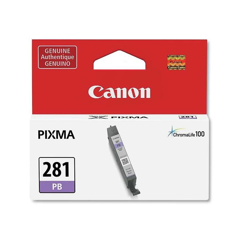 Canon Cli-281 Photo Blue Ink Tank for Select Pixma Ts Series Printers - 5.6ml
