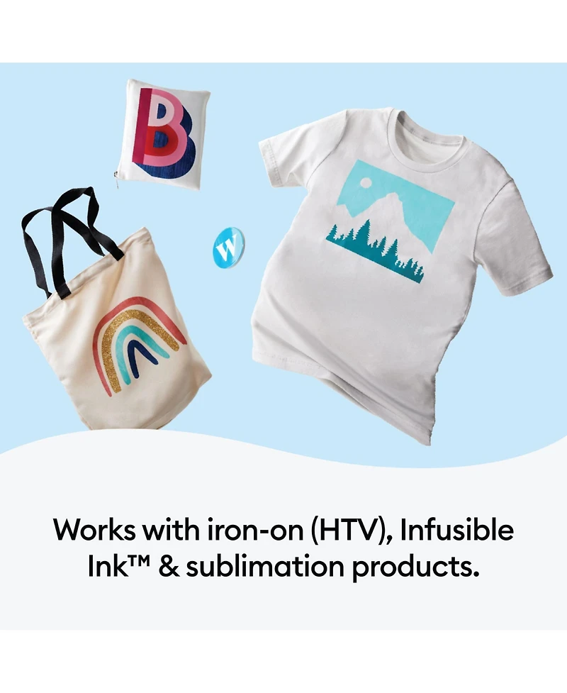 Cricut EasyPress 3 Heat Press Machine- 9 in x 9 in with EasyPress Mat - 12 in x 12 in, Mist