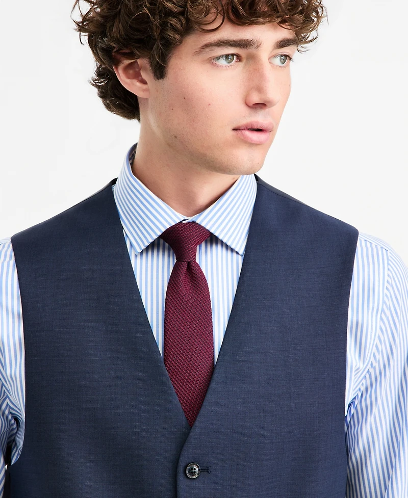 Tommy Hilfiger Men's Modern-Fit Wool Th-Flex Stretch Suit Separates Vest