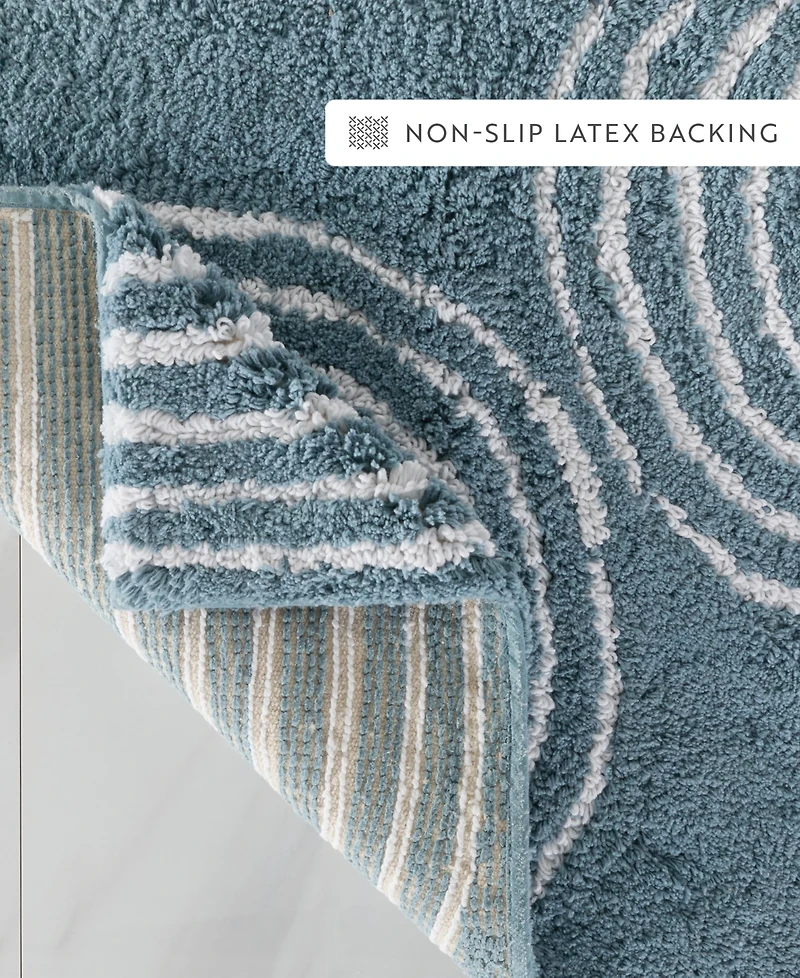 ienjoy Home Modern Cotton Bath Mat, 34" x 21"