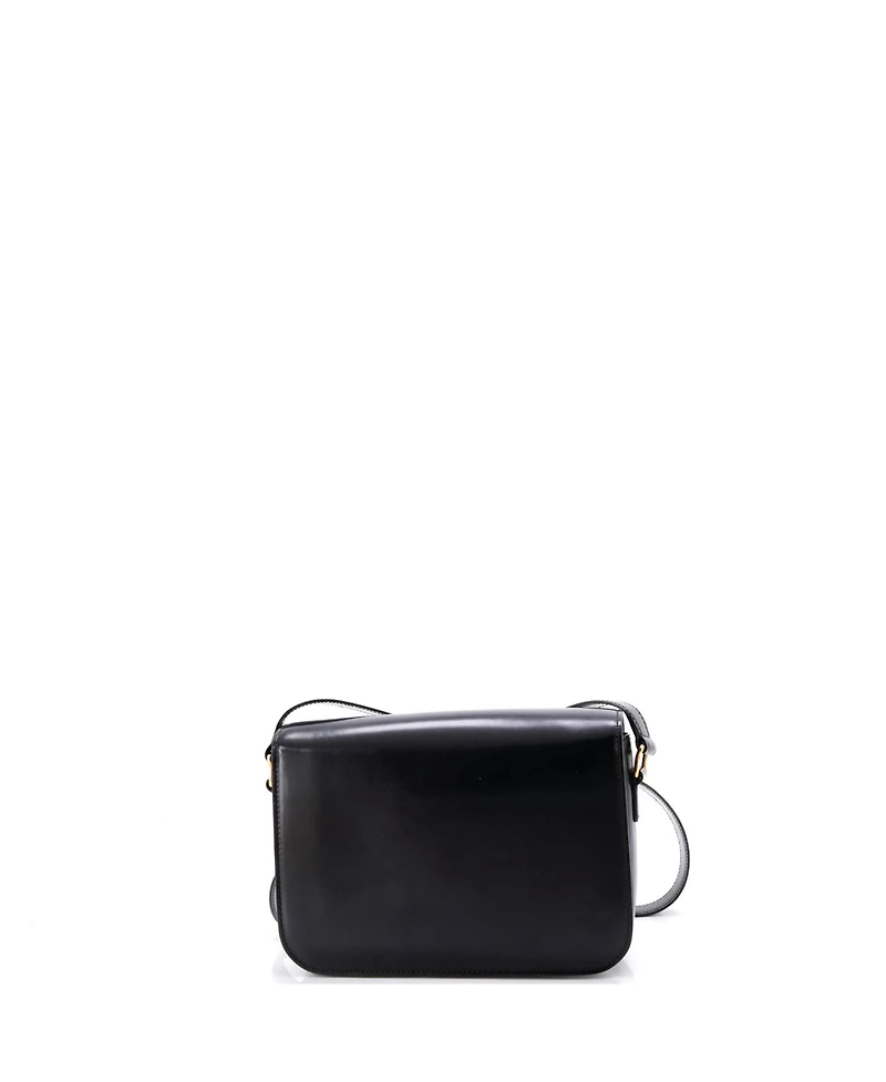 Pre-Owned Celine Triomphe Shoulder Bag Smooth Calfskin