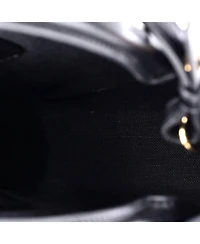 Pre-Owned Celine Mini Vertical Cabas Tote All Over Logo Print Leather