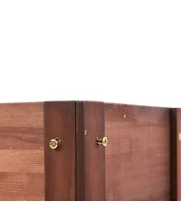 Clihome Raised Garden Bed with Legs, Elevated Wooden Planter Box for Outdoor Plants