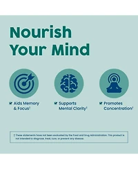 NativePath Brain Health - Brain Health Support Supplement with Bacopa, Alpha Gpc, Ginkgo Biloba and Coffee Fruit Extract - 60 Capsules