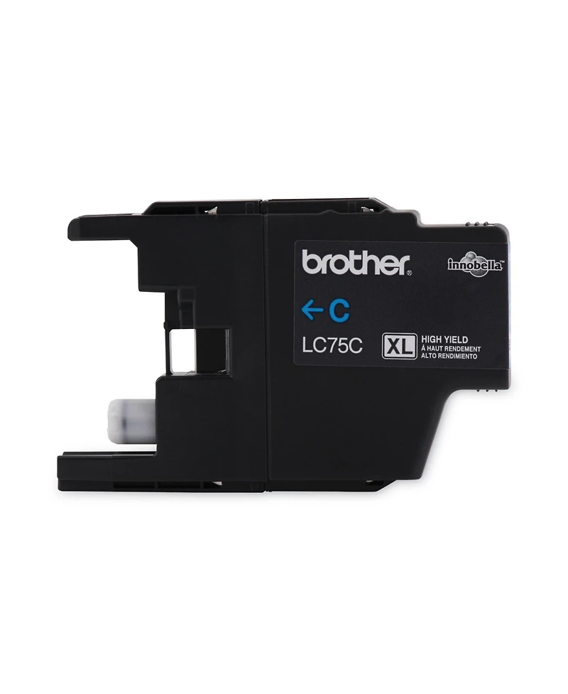 Brother LC75C Innobella High Yield (Xl Series) Cyan Ink Cartridge, 600 Pages Yields