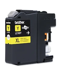Brother High Yield Yellow Ink Cartridge, 600 Pages Yield