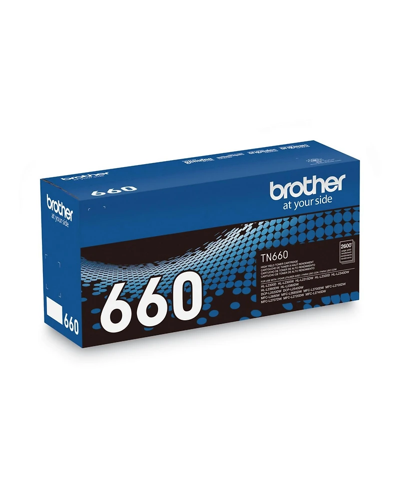Brother TN660 High Yield Black Toner Cartridge, Approximate 2600 Pages Yield