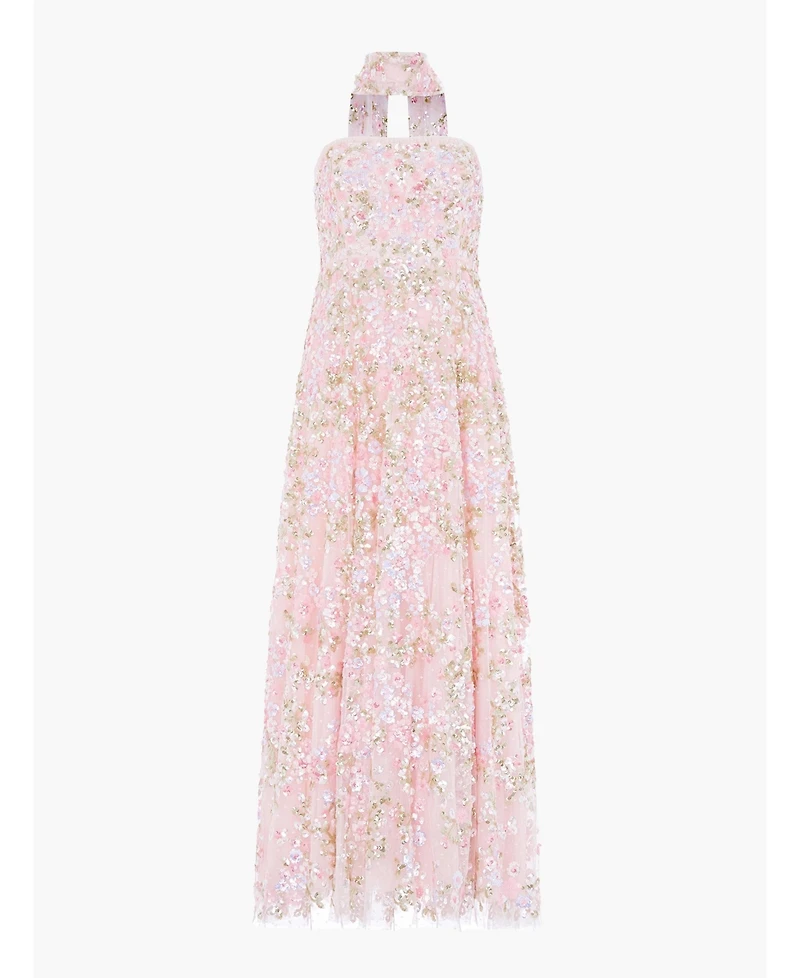 Needle & Thread Women's Dream Garland Strapless Gown