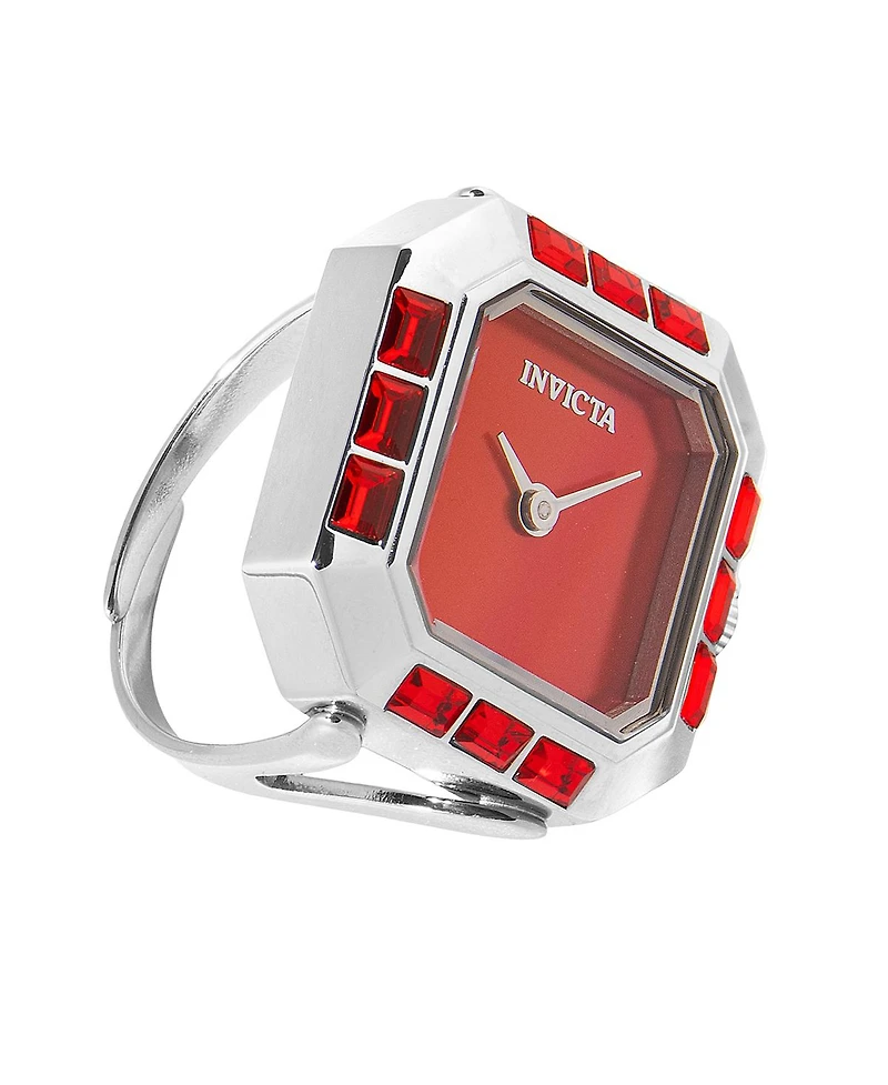 Invicta Women's 49582 Mini Quartz 2 Hand Dial Ring Watch