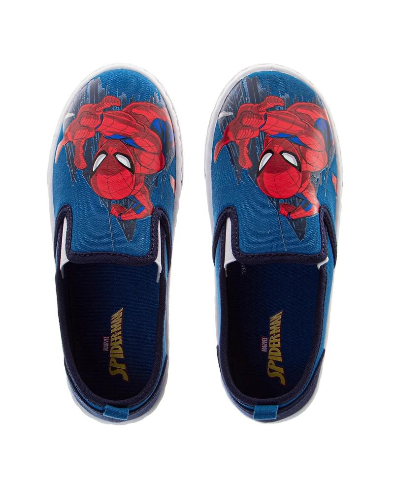 Spider-Man Little Boys Marvel City Guardian Slip On Canvas Shoes