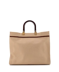 Pre-Owned Fendi Medium Sunshine Shopper Tote Canvas