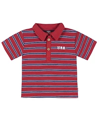 Gerber Baby Boys Collared Shirt and Short Set, 2-Piece