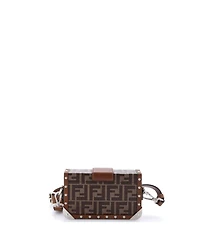 Pre-Owned Fendi Mini Baguette Trunk Bag Zucca Coated Canvas