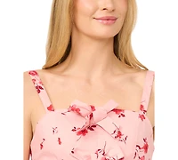 CeCe Women's Square Neck Bow-Detail Top