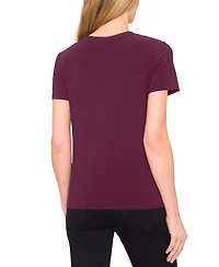 CeCe Women's Embellished Bow Tee