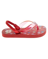 SweetHearts Big Girls Toddler–Little Beach & Pool Slip-On Flip Flop Sandals