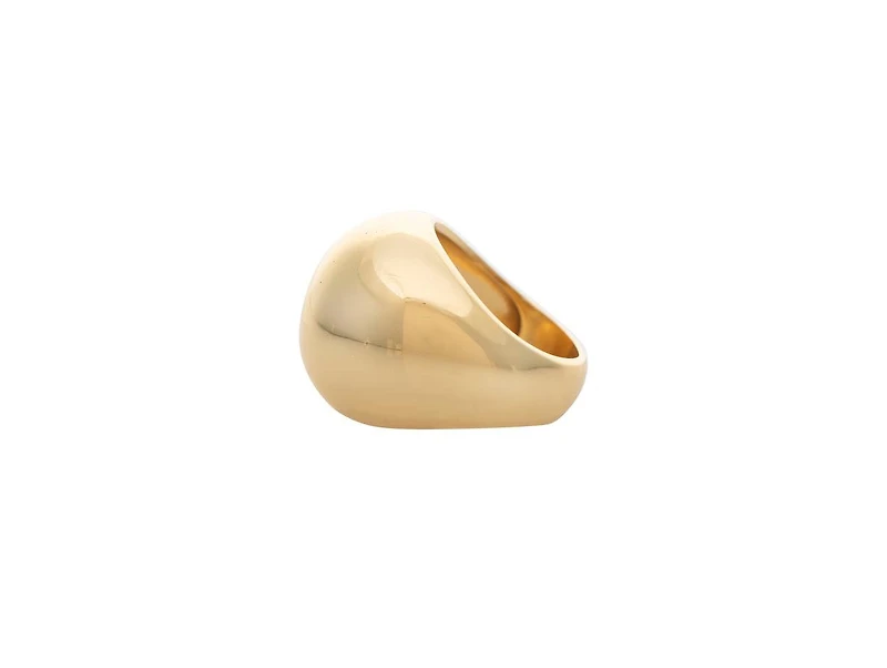 Rivka Friedman 18K Gold Plated Polished Bubble Statement Ring