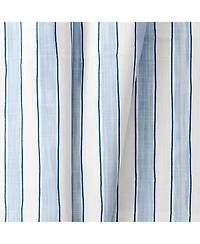 Ellis Curtain Saratoga Stripe 100% Cotton Tailored Rod Pocket Valance 50" x 16