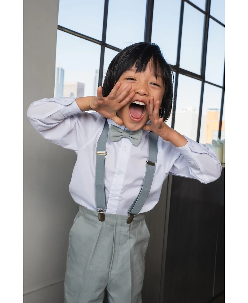 Peanut Butter Collection Boys Safari 4-Piece Barn Wedding Set