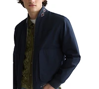 Scotch & Soda Men's Long-Sleeve Regular-Fit Printed Cotton Jacket