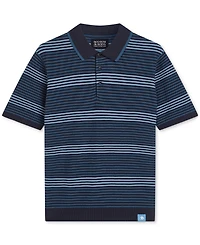Scotch & Soda Men's Knitted Regular-Fit Cotton Polo T-Shirt