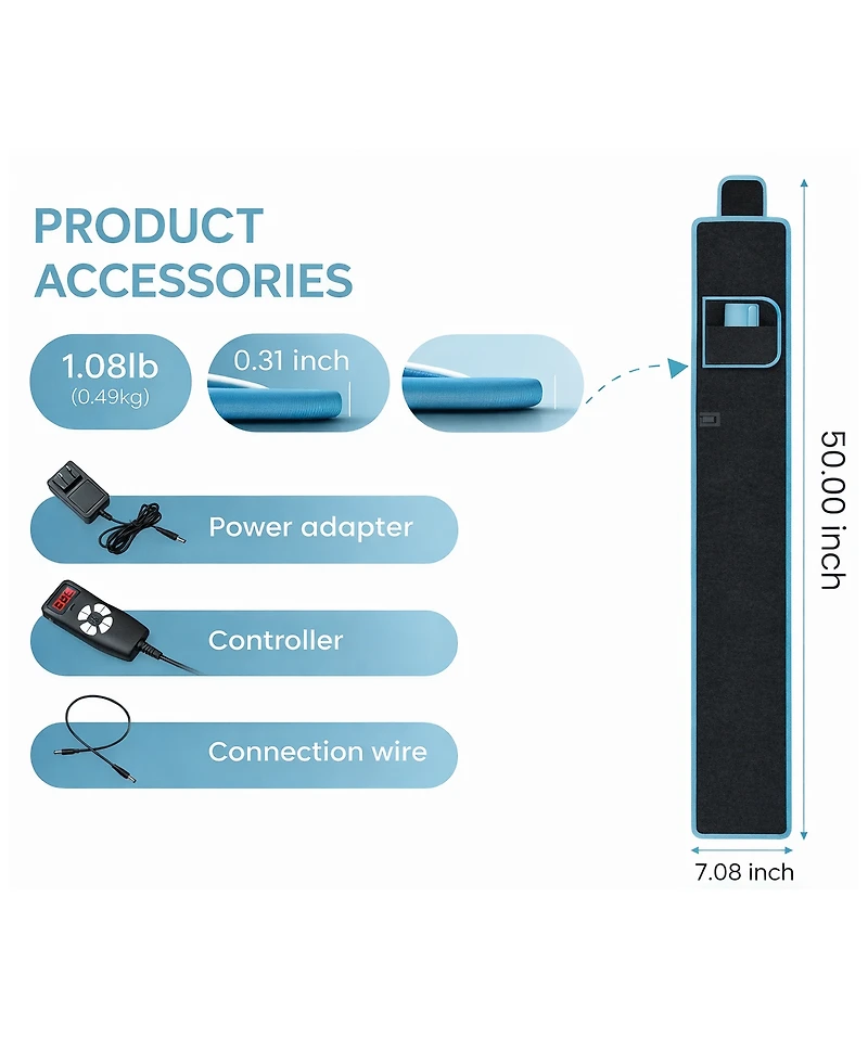 iReliev FullGlow Red Light and Near Infrared Back Wrap