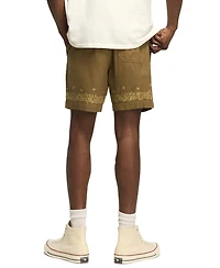Lucky Brand Men's Eyelet Bandana Casual Shorts