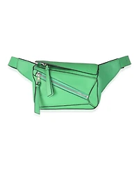 Pre-Owned Loewe Jungle Green Calfskin Mini Puzzle Belt Bag