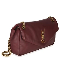 Pre-Owned Saint Laurent Deep Raspberry Smooth Lambskin Small Calypso Chain Bag