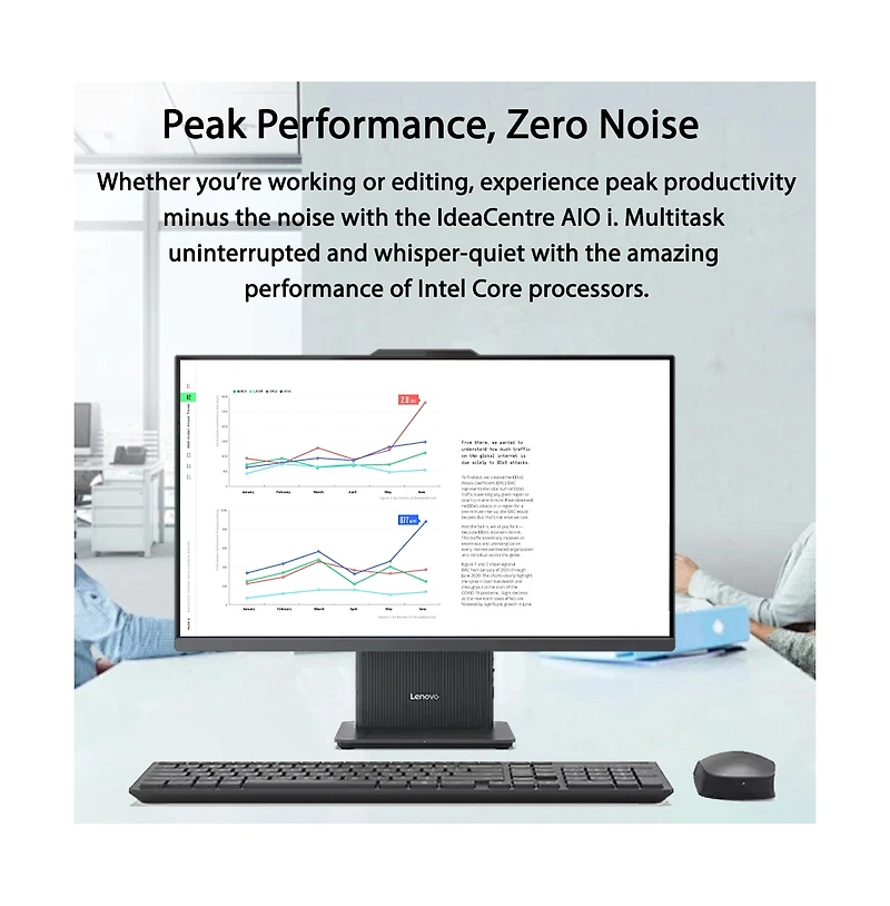 Lenovo IdeaCentre I All-in-One Intel Core i7 16GB Ram Intel Uhd Graphics 2TB Ssd Storage Windows 11 Pro 100Hz