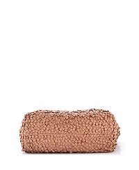 Pre-Owned Bottega Veneta Large Poussin Paillettes Cabat Handbag Intrecciato Nappa