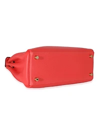 Pre-Owned HERMES Geranium Togo Retourne Kelly 25 Ghw
