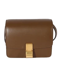 Pre-Owned Celine Brown Smooth Leather Small Box Bag