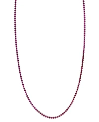 Effy Collection Ruby (6-7/8 ct. t.w.) Necklace in Sterling Silver
